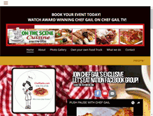 Tablet Screenshot of chefgails.com